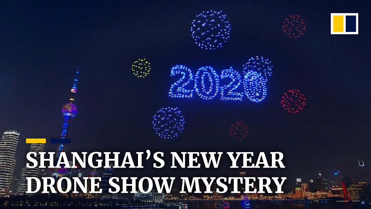 China new year drone show 2070